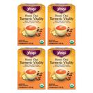 Tea Yogi Honey Chai Turmeric Vitality 16 saquinhos de chá x 4 pacotes
