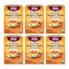 Tea Yogi Honey Chai Turmeric Vitality 16 saquinhos de chá x 6 pacotes