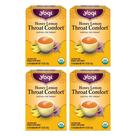 Tea Yogi Honey Lemon Throat Comfort 16 saquinhos de chá (4 pacotes)
