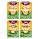 Tea Yogi Pure Green Tea Organic 16 sacos por pacote (4 pacotes)
