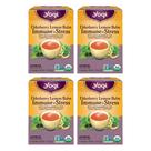Tea Yogi, sabugueiro, limão, estresse, suporte imunológico, 64 sacos