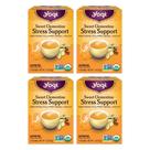 Tea Yogi Sweet Clementine Stress Support 16 saquinhos de chá x 4 pacotes
