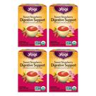 Tea Yogi Sweet Strawberry Digestive Support 16 saquinhos de chá x 6