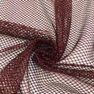 Tecido Arrastão com Glitter 100% Poliester Marsala