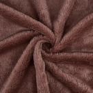 Tecido BENECREAT Cabelo curto Pele sintética marrom coco 160x50cm