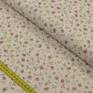 Tecido Blend de Linho para Patchwork - Floral Rosa cor 02 (0,50x1,50)
