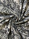 Tecido Chiffon Estampado Oncinha Variadas Largura 1,50