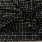 Tecido Crepe Dallas Camisaria Grid (1,0mt Comp X 1,40mt Larg)