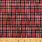 Tecido de Algodão Xadrez Tartan Vermelho 130 GSM 145 cm de Largura Tecido de Algodão Xadrez Tartan Vermelho 130 GSM 145 cm de Largura