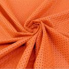 Tecido de malha jersey para futebol laranja 100% poliéster 20 jardas