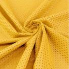 Tecido de malha para camisa de futebol dourado em poliéster, 4 jardas