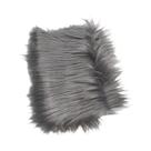 Tecido De Pele Sintética 25x45cm Com 8cm De Pelo Para Patchwork, Bonecas, Brinquedos, Barba, Cabelo,