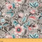 Tecido Erosebridal rosa cinza floral impermeável 1 jarda Tecido Erosebridal rosa cinza floral impermeável 1 jarda