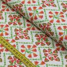 Tecido Estampado para Patchwork - Art Nouveau : Floral Fundo Branco (0,50x1,40)