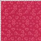 Tecido Estampado para Patchwork - Baltimore by Tais Favero - Coração Carmin (0,50x1,40)