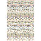 Tecido Estampado para Patchwork - Barrado de Cozinha : Utensílios (0,50x1,40)