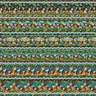 Tecido Estampado para Patchwork - Barrado Safari (0,50x1,50)