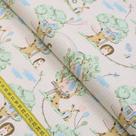 Tecido Estampado para Patchwork - Bichinhos Silvestres: Casas na Árvore (0,50x1,40)
