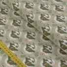 Tecido Estampado para Patchwork - Bicho Preguiça 7134 (0,50x1,40)