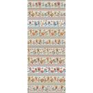 Tecido Estampado Para Patchwork - Bicicletas Pano Pra Mangga : Barrado de Faixas de Bike (0,50x1,40)