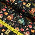 Tecido Estampado Para Patchwork - Birdhouse 5 (0,50x1,50)