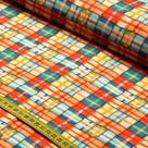Tecido Estampado para Patchwork - Blue Birds : Xadrez (0,50x1,50)