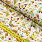 Tecido Estampado para Patchwork - Butterfly : Borboletas Amarela (0,50X1,40)