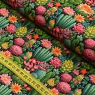 Tecido Estampado Para Patchwork - Cactos 1 (0,50x1,50)