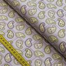 Tecido Estampado para Patchwork - Capadócia : Mini Cashmere Lilás (0,50x1,40)