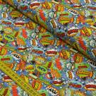 Tecido Estampado Para Patchwork - Cartoon Cor 2366 (0,50X1,40)