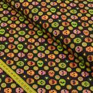 Tecido Estampado Para Patchwork - Caveira Mexicana Cor 2360 (0,50X1,40)