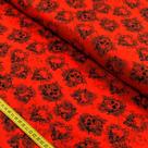 Tecido Estampado para Patchwork - Caveira Red (0,50x1,40)