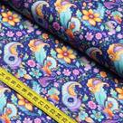 Tecido Estampado Para Patchwork - Clube Mais Criativo : Cashmere Roxo (0,50x1,40)