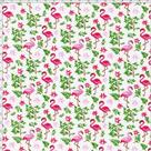 Tecido Estampado Para Patchwork - Composê Flamingos Cor 1553 (0,50X1,40)