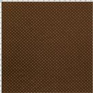 Tecido Estampado Para Patchwork - Composê Poá Marrom Chocolate Cor 1603 (0,50X1,40)