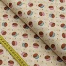 Tecido Estampado para Patchwork - Cupcakes : Mini Brigadeiros (0,50x1,40)