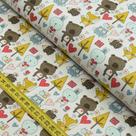 Tecido Estampado para Patchwork - Cute Forest 1 (0,50x1,40)