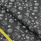 Tecido Estampado para Patchwork - Essentials Pirata Fundo Preto (0,50x1,50)