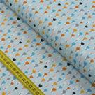 Tecido Estampado para Patchwork - Falling In Love: Mini Blue Tulips (0,50x1,40)