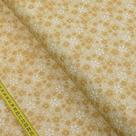 Tecido Estampado para Patchwork - Floral Doodle : Café com Leite (0,50x1,40)