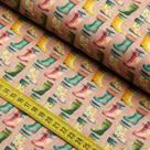 Tecido Estampado para Patchwork - Galochas (0,50x1,40) Tecido Estampado para Patchwork - Galochas (0,50x1,40)