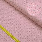 Tecido Estampado para Patchwork - Jardim Florido: Mini Flores Delicadas Rosa (0,50x1,40)