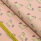 Tecido Estampado para Patchwork - Kawaii : Pônei Rosa (0,50x1,40)