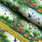 Tecido Estampado Para Patchwork - Landscape : Pantanal (0,50x1,40)