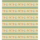 Tecido Estampado para Patchwork - Love Sewing: Barrado de Costura Fundo Bege (0,50x1,40)