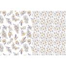 Tecido Estampado para Patchwork - Meio a Meio By Amanda Ansaldo : Digital Tricoline Estampa Floral Lilás (0,50X1,40)