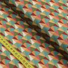 Tecido Estampado Para Patchwork - Minhas Artes : Triângulos Coloridos (0,50x1,40)
