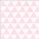 Tecido Estampado para Patchwork - Monochrome Triangulos Rose (0,50x1,40)