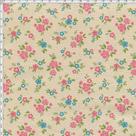 Tecido Estampado para Patchwork - Mundo dos Pássaros Mini Rosinhas Cor de Rosa (0,50x1,40)