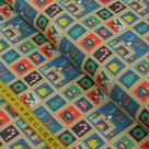 Tecido Estampado para Patchwork - Natal: Snoopy Selos de Natal (0,50x1,40) Tecido Estampado para Patchwork - Natal: Snoopy Selos de Natal (0,50x1,40)